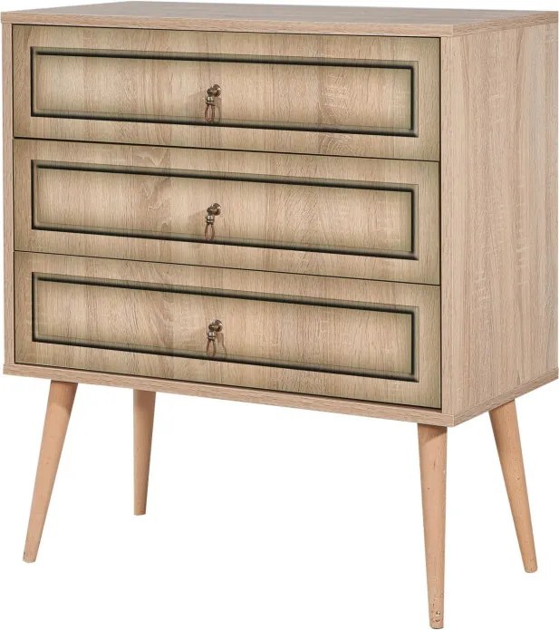 Trio komód, 80 cm – TR869VEL3435