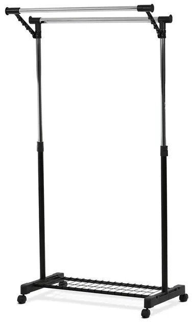 Fekete Fém Ruhafogas. 84511 BK