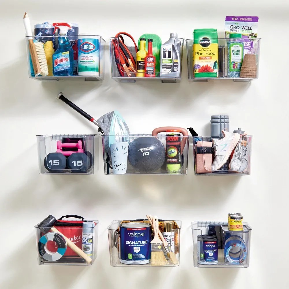 Újrahasznosított műanyag fali tárolódoboz iD Wallspace - iDesign