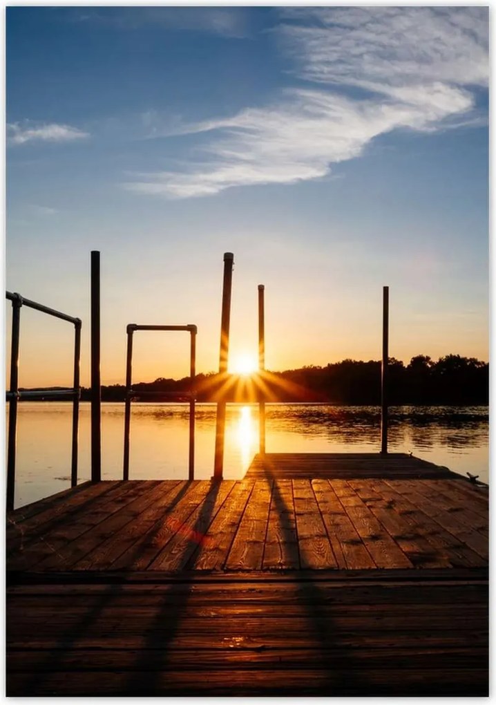 Poszterek 70x100 Naplemente híd