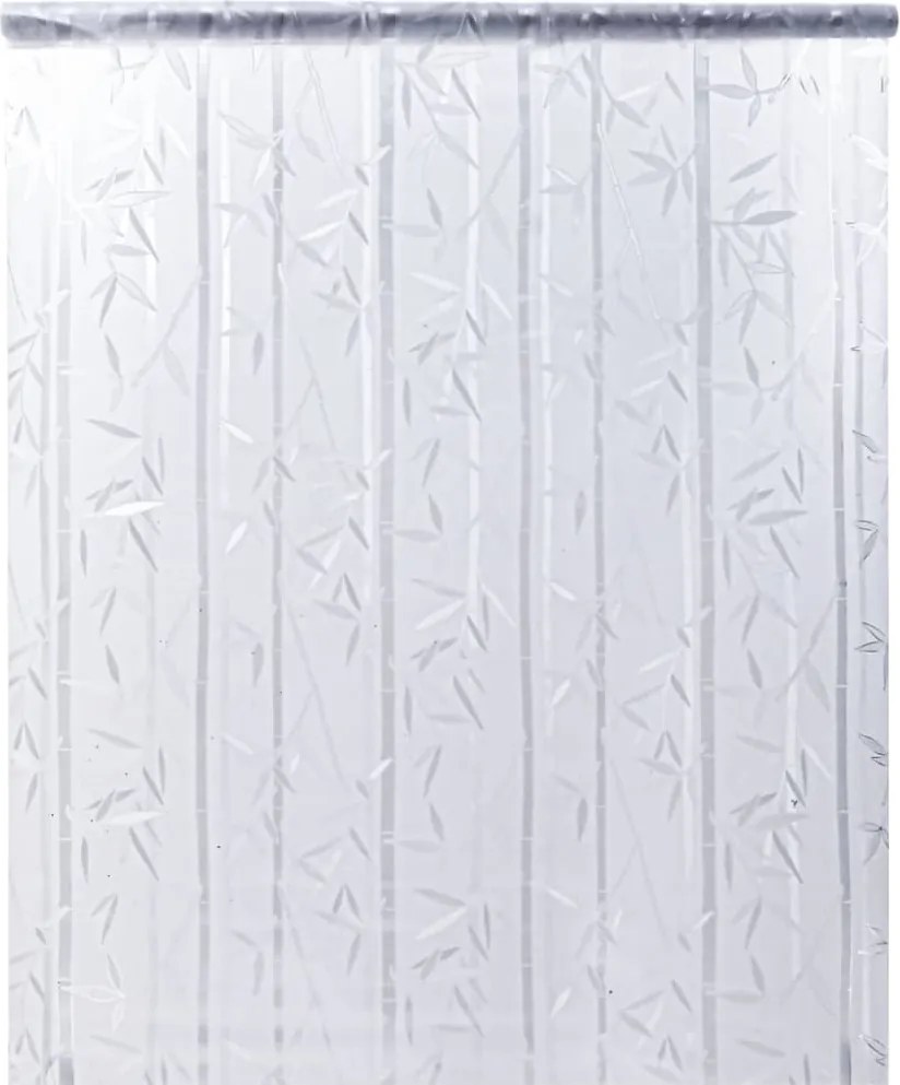 vidaXL matt bambusz mintás PVC ablakfólia 90 x 500 cm