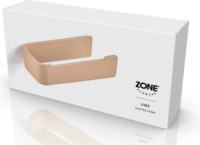 Bézs fali fém WC-papír tartó Ume – Zone