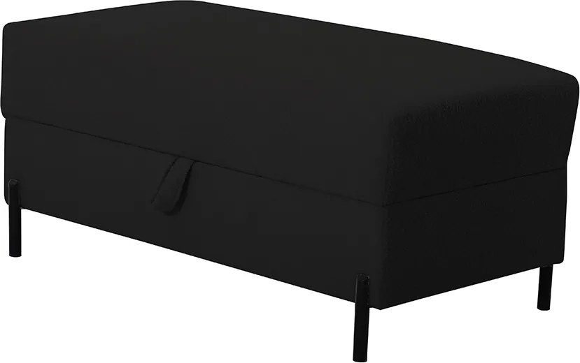 Tymon lábtartó 100 × 50 cm Fekete