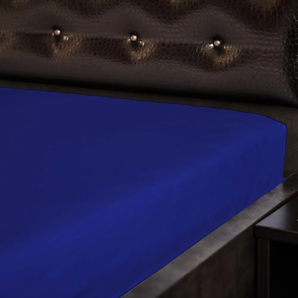 Jersey lepedő - kék sötét 9 Méretek: 140x200 cm