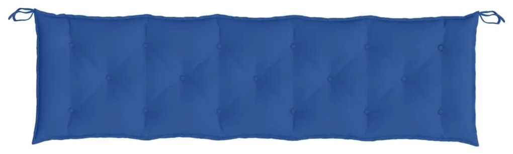 2 db kék oxford szövet kerti padpárna 180 x 50 x 7 cm