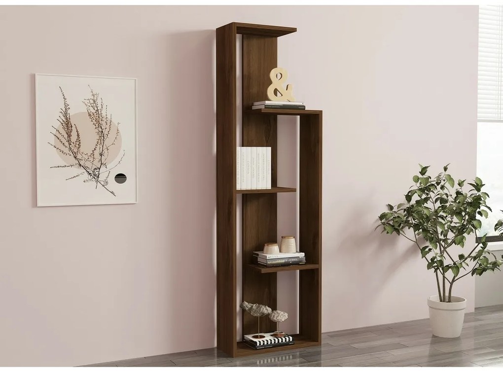 Wand Walnut könyvtár