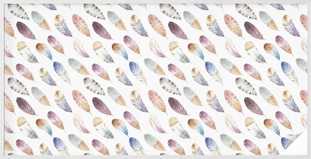 Tejüveg ablakfólia az adatvédelem érdekében boho tollakhoz 200x100