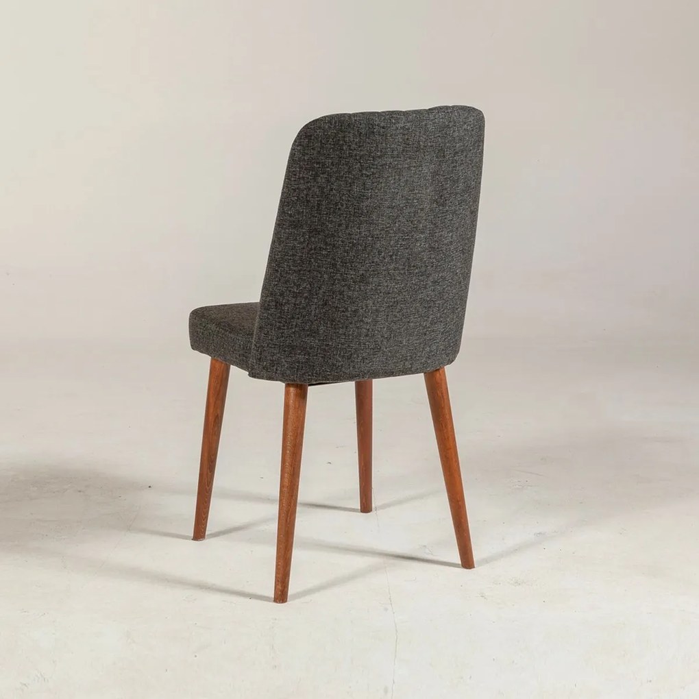 Vina étkezőszék Anthracite és Walnut