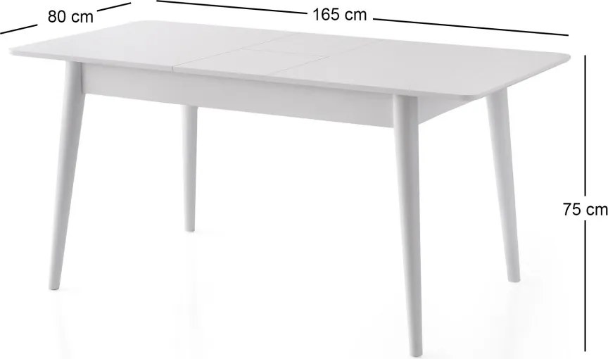 Lotus étkezőasztal, 130 cm – TR974NMB2212