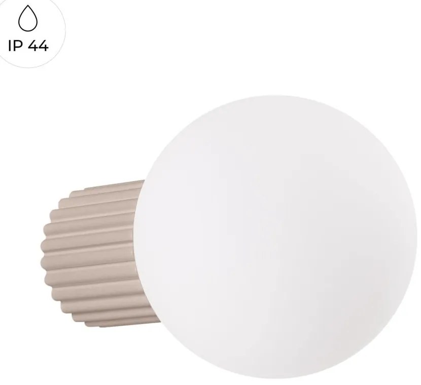 Szürkésbarna fali lámpa Orbital – Sollux