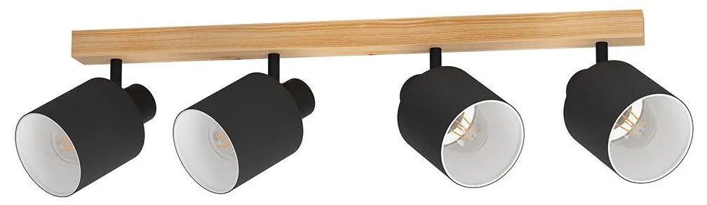 Eglo 99492 - Spotlámpa BATALLAS 4xE27/10W/230V