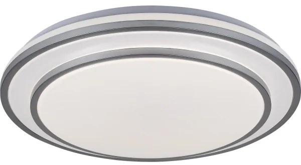 Rabalux 2131 - LED fényerőszabályozható mennyezeti lámpa LUPITA LED/40W/230V ezüstszínű +távirányító