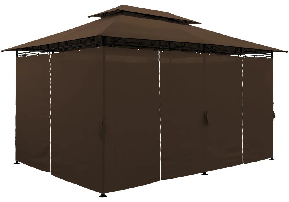Deuba Topas kerti pavilon 4x3 m - barna