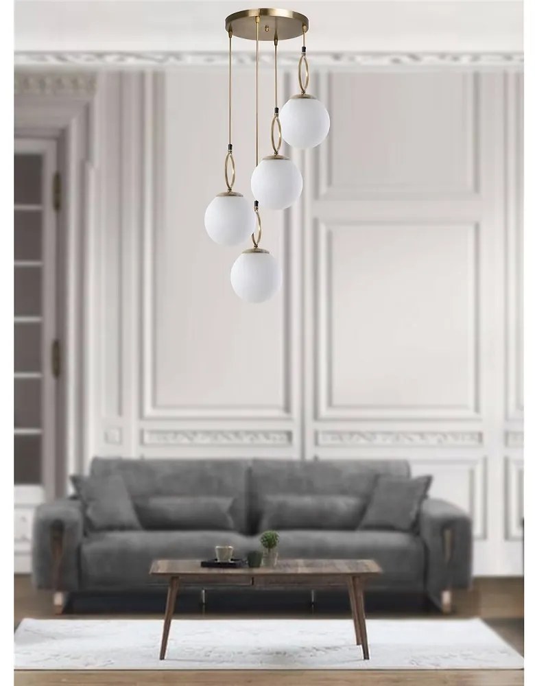 Design csillár Darryl 30 cm fehér
