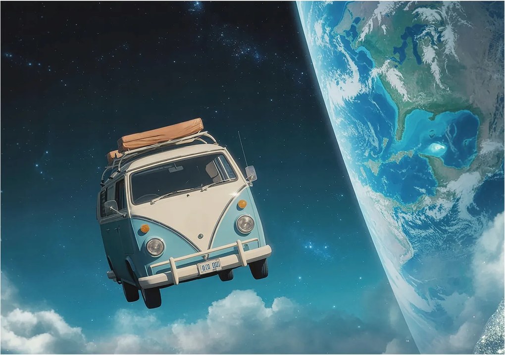 Dekoratív fotótapéta falra Könnyű összeszerelés Utazás kozmosz 312x219 Ragasztó