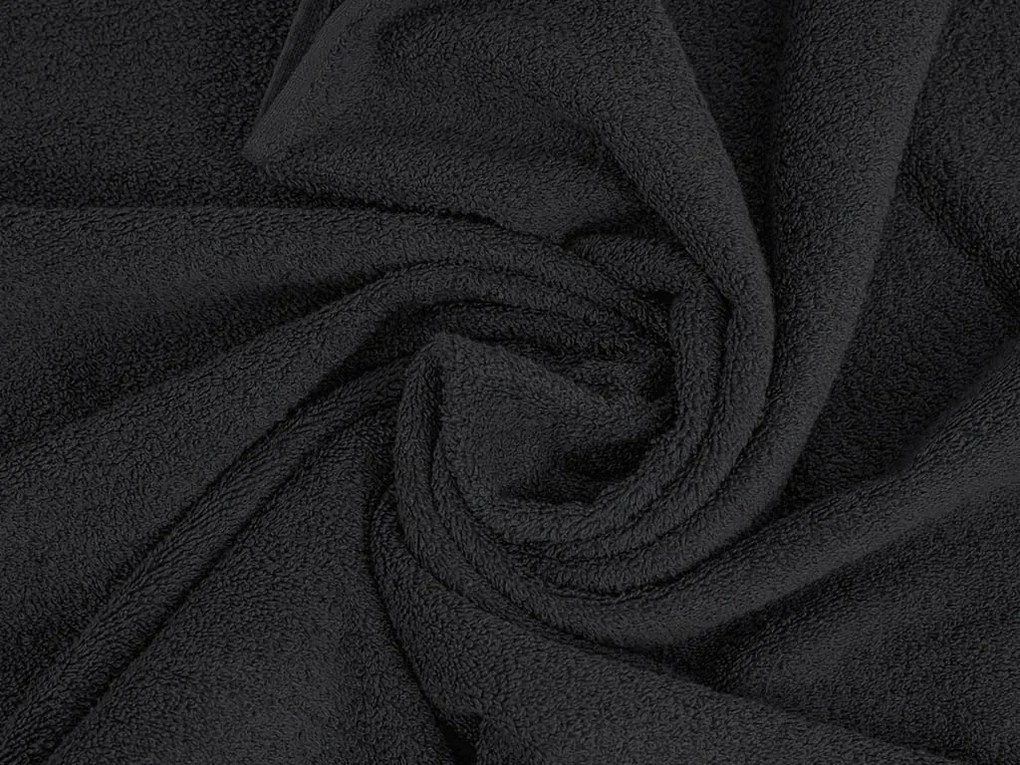 CLARYSSE ELEGANCE kéztörlő 60x110 cm antracit, 100% pamut