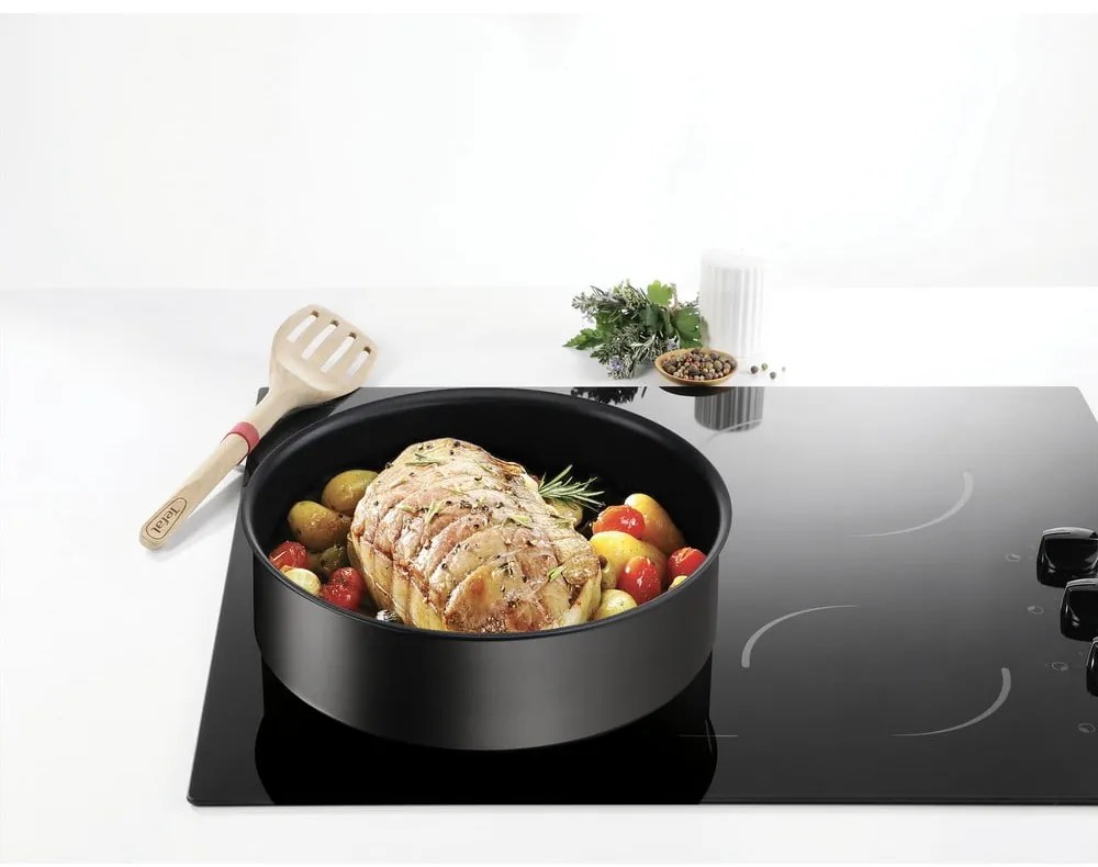 Alumínium serpenyő készlet 2 db-os tapadásmentes felülettel, levehető nyéllel ø 28 cm INGENIO Eco Resis L3979102 – Tefal