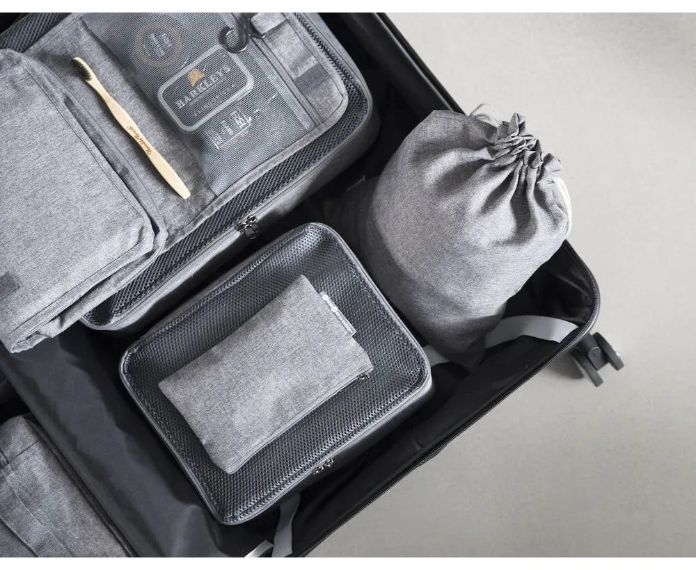 Textil rendszerező készlet utazáshoz 2 db-os – Bigso Box of Sweden