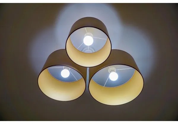 Duolla - Mennyezeti lámpa ROLLER TRIO 3xE27/60W/230V barna