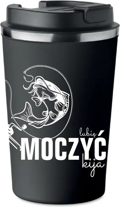 Prémium Termo Bögre fekete ajándék Horgászoknak Áztatott Bot KT_464_cz