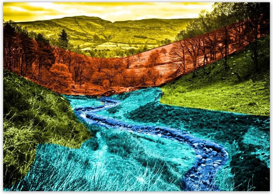 Poszterek A0 Szint Hegyi táj Tájkép