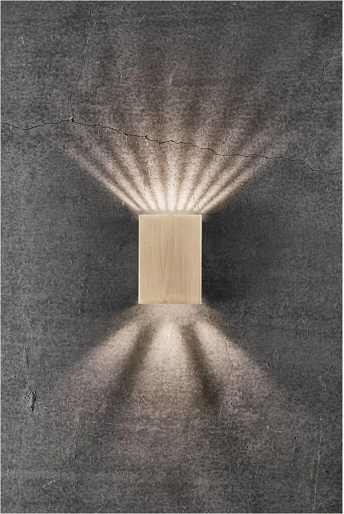Nordlux modern kültéri fali lámpa fold 10 sárgaréz nor2019041035 IP54