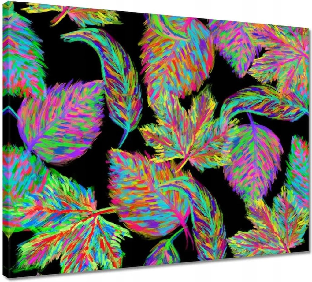 Vászonkép 50x40 Színes levelek Levelek