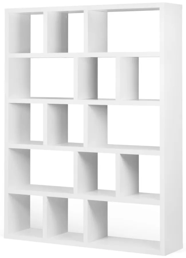 Fehér könyvespolc 150x198 cm Berlin – TemaHome