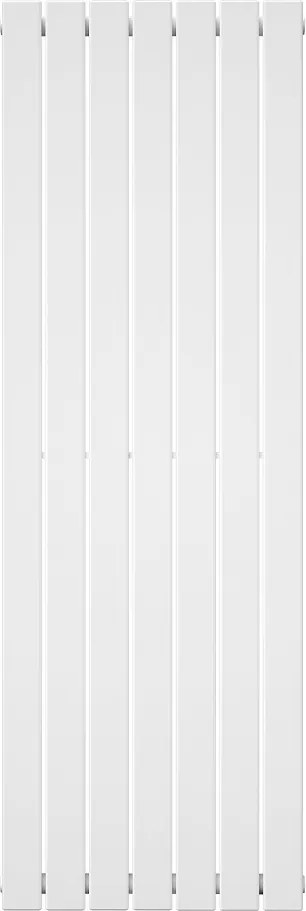 Dekorációs radiátor függőleges dupla 1600x546 fehér alsó-középső