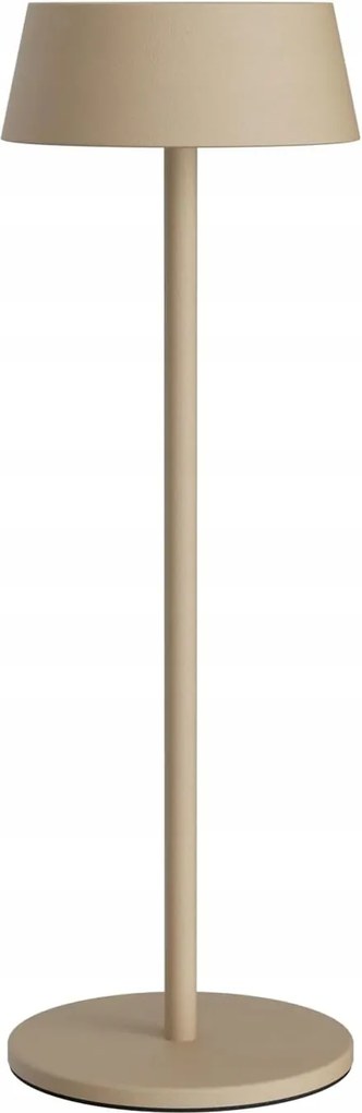 K-bright Led Asztali Lámpa 1 Db Meleg Fehér Usb Tölthető Bézs -ecru