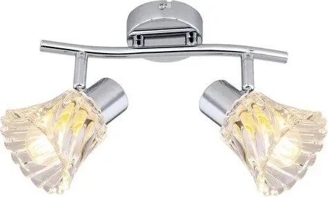 Rabalux beltéri karos spotlámpa e14 2x40w króm hestia