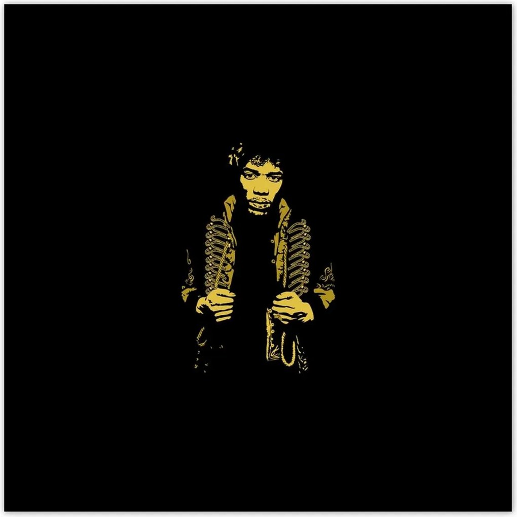 Poszterek 70x70 Jimi Hendrix Zenész