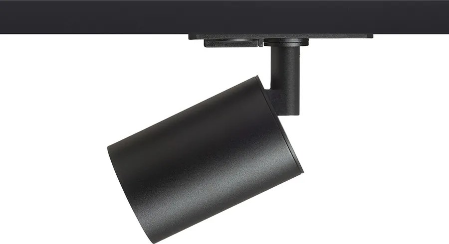 RENDL DUDE egyáramkörös sínre fekete 230V LED GU10 9W