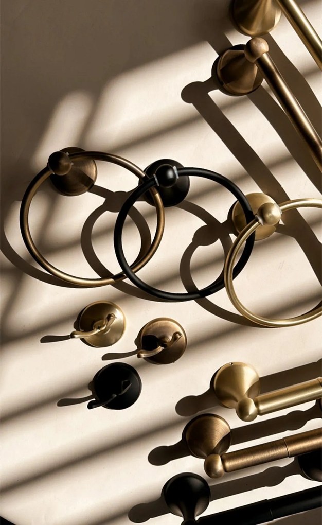 Fürdőszoba fogas Brush Gold 332867