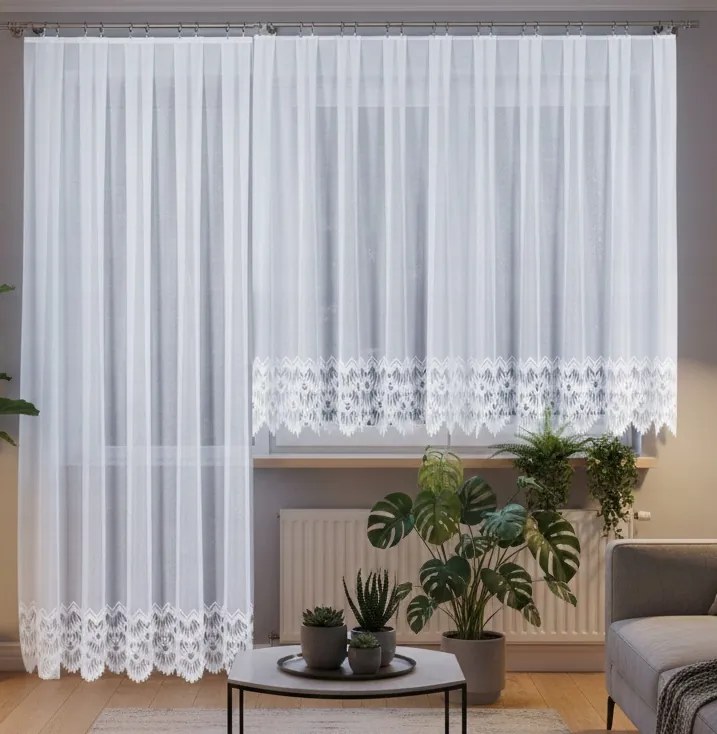 Erkély szett sűrű kész függöny szett erkély szalag méretre nézés