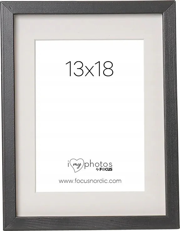 vivaldi álló akasztós képkeret fekete 13x18