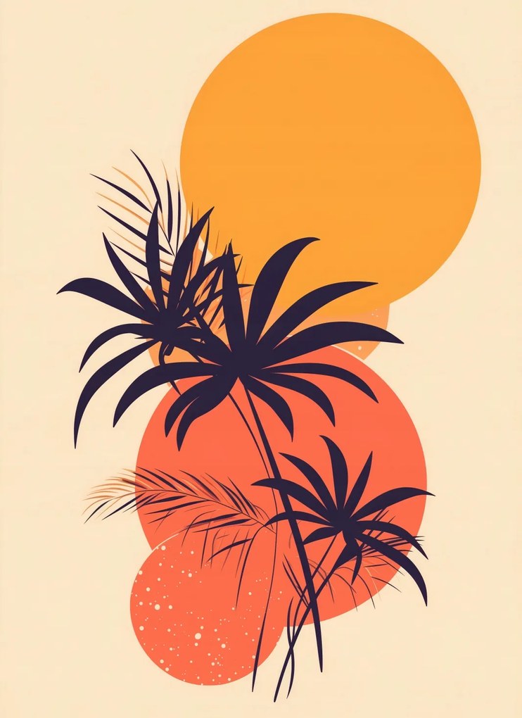 Poszter 40x55cm Trópusi Nyugat