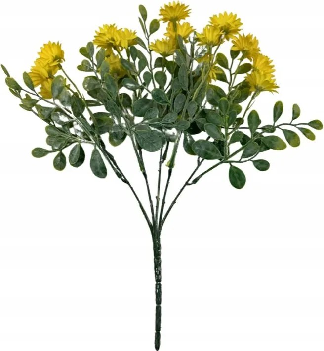 Margaréta csokor 32 cm sárga