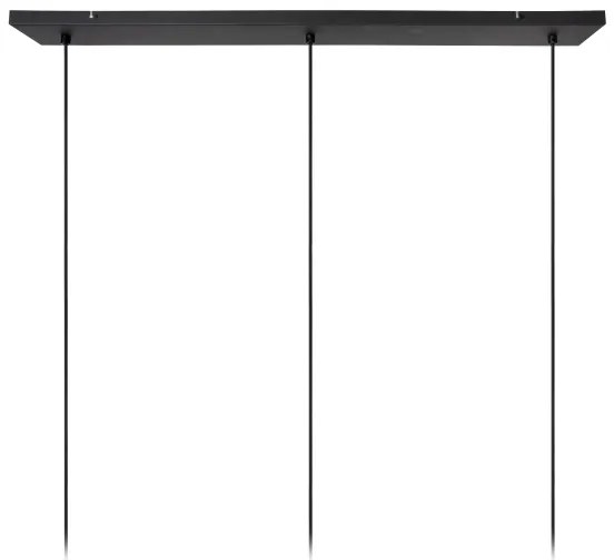 Lucide 45492/03/36 - Csillár zsinóron RAFAL 3xE27/40W/230V fekete/szürke