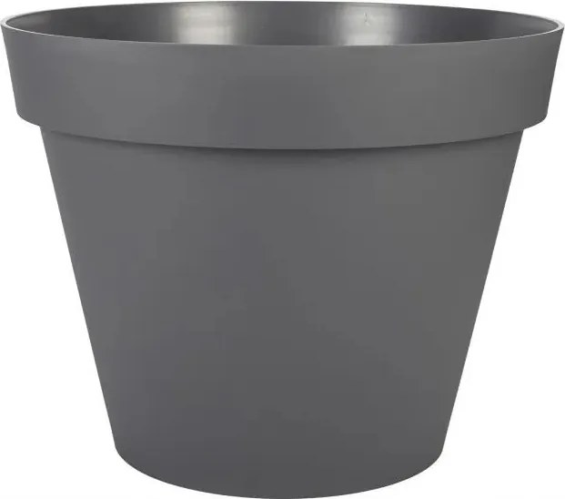 Virágtartó műanyag antracit Eda 47 cm x 47 x 60 cm