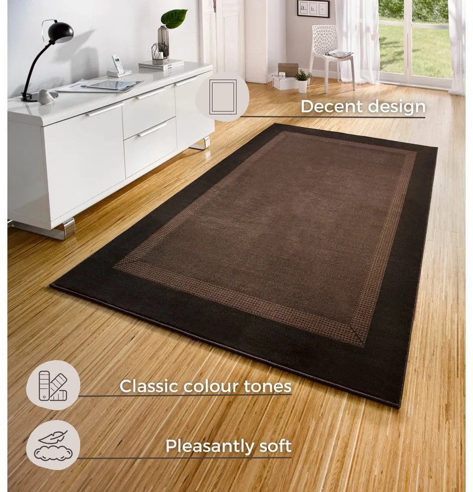 Basic barna szőnyeg, 160 x 230 cm - Hanse Home