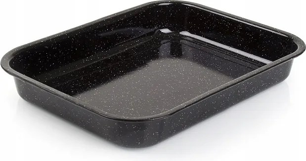 Zománcozott sütőtálca Culinaria Fekete 34 x 26 x 5 cm