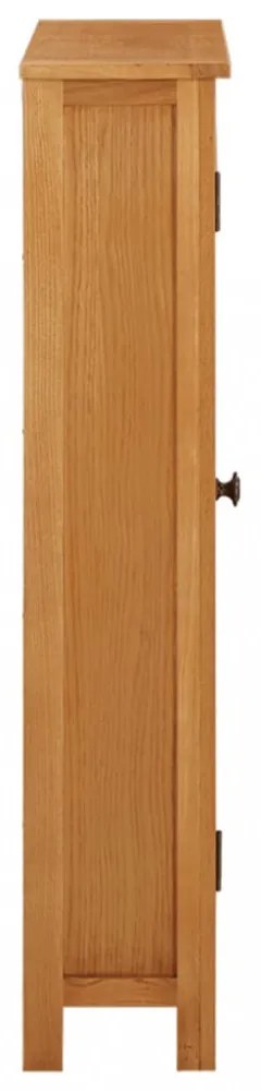 tömör tölgyfa tárolószekrény 50 x 22 x 110 cm
