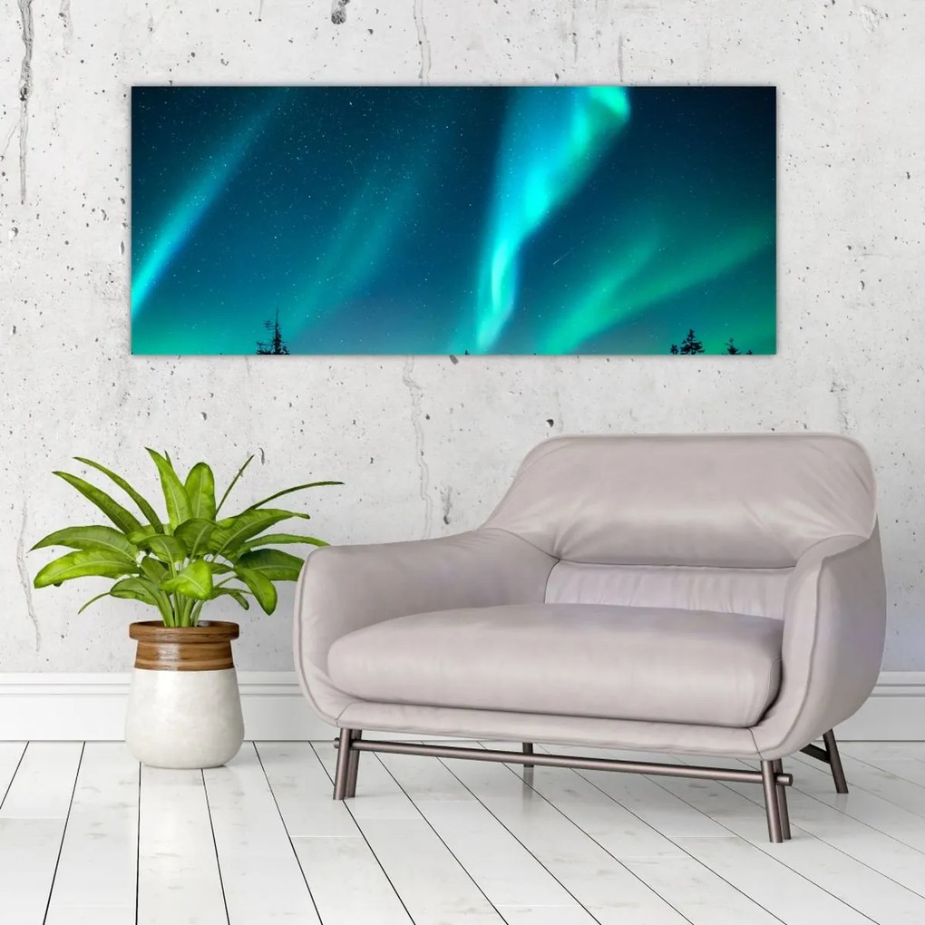 Kép - Aurora Borealis (120x50 cm)