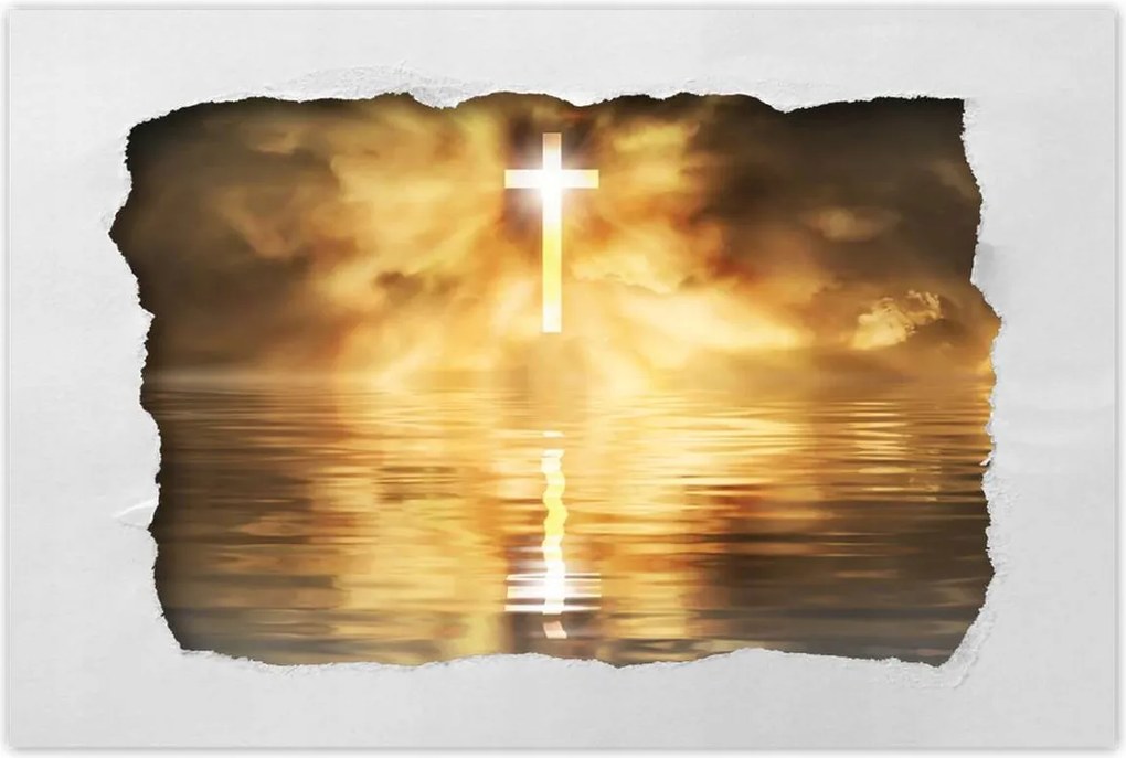 Poszterek 90x60 Kereszt Jézus Mennyország