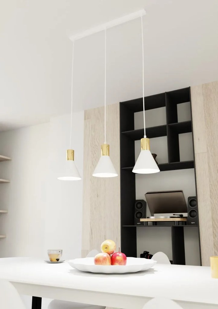 Emibig modern függeszték rosa fehér emi1389/3