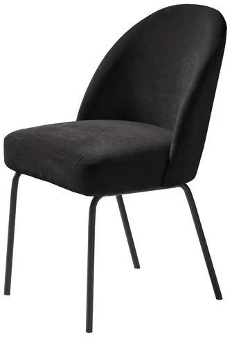 Unique Furniture CRESTON Étkezőszék fekete bársony 34680002