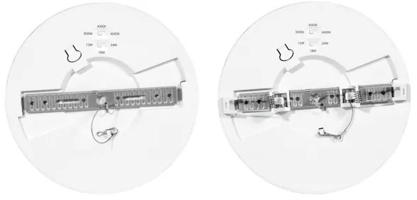 Ecolite WPCB2-24W/BI - LED Panel LEXA LED/12/18/24W/230V fehér