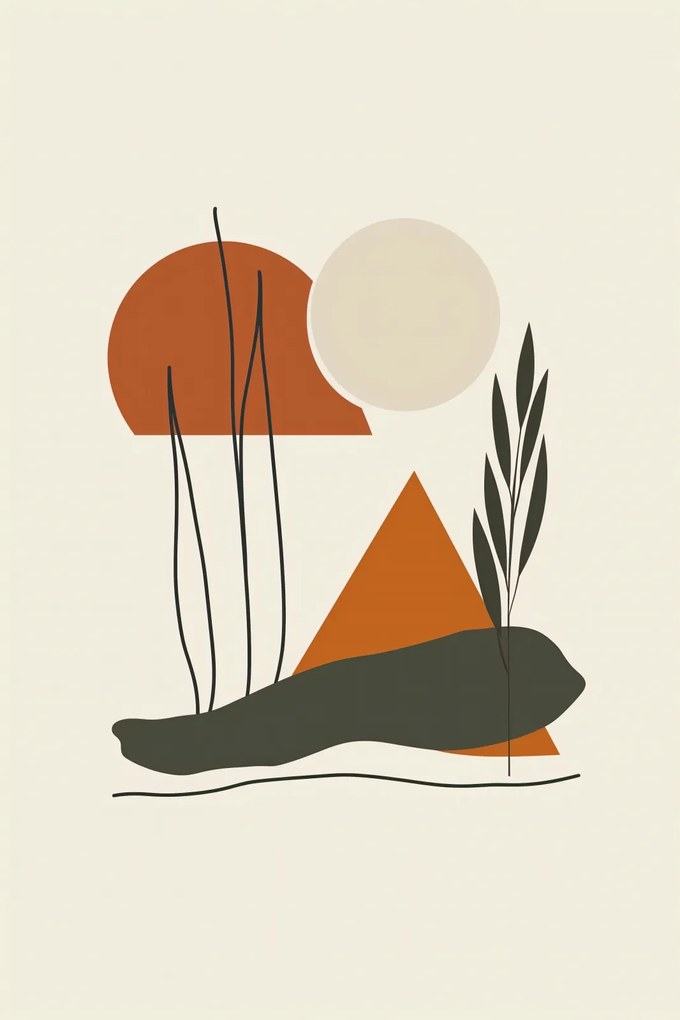 Poszter 30x45cm Bézs tekintet