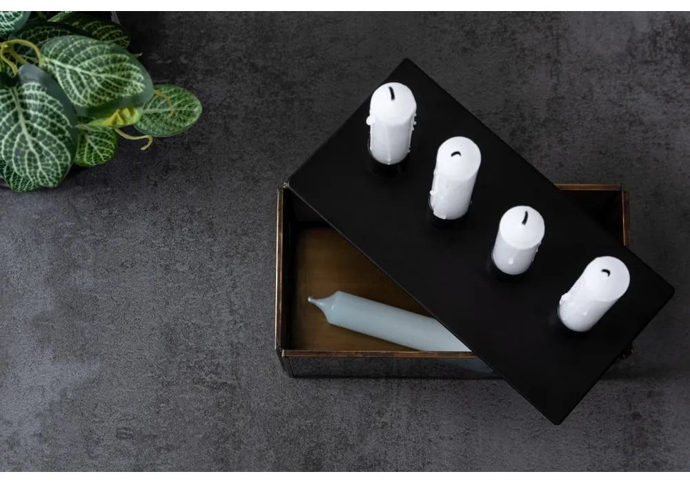 Üveg gyertyatartó Boxed Rectangle – PT LIVING